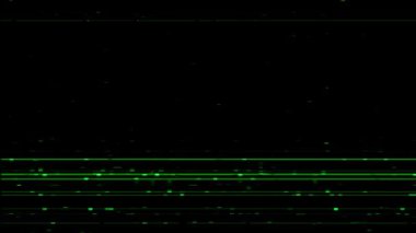 Yeşil piksel bozulması var. Dijital hasar geçişi ya da geçmişi. Arıza örtüsü