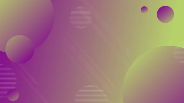 トレンドカラーは抽象的な背景を形成します オレンジと紫のレイアウト モーションデザイン要素 コピースペース — ストック動画