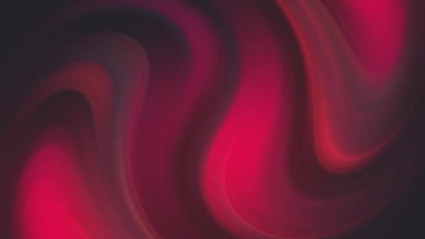 波浪形背景动画 旋转的红色背景运动设计图形 — 图库视频影像