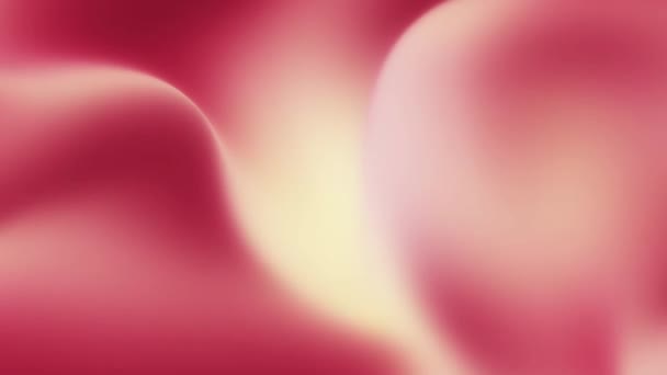 Rode Verloop Gladde Wazige Achtergrond Roze Wazig Grafische Animatie Abstracte — Stockvideo