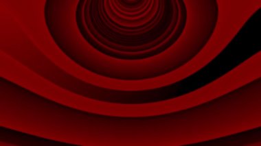 Kırmızı karanlık tünel hareketli yuvarlak desenli. Soyut arkaplan duvar kağıdı