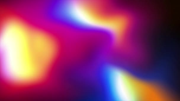 Gradiente de malla de arco iris borrosa. Fondo abstracto colorido. Animación de fondo — Vídeos de Stock