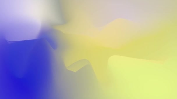 Fondo de gradiente líquido rosa abstracto. Colores de malla azul y amarillo — Vídeos de Stock