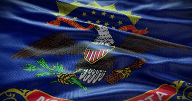 Kuzey Dakota bayrak arkaplan resmi, ABD sembolü arkaplan.
