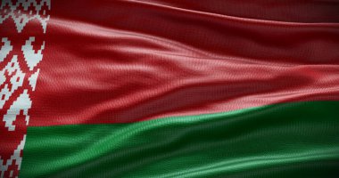 Belarus ulusal bayrak arkaplan resmi. Ülkenin sembolü.