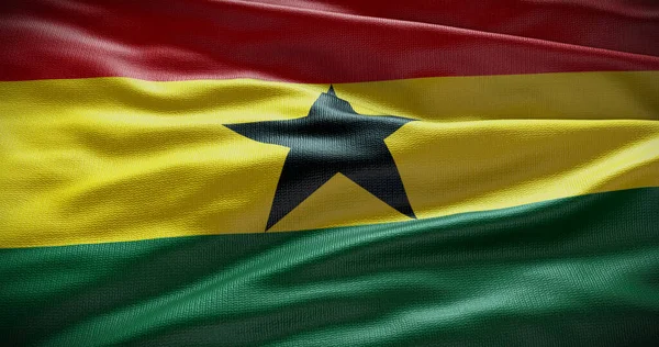 Εθνική Σημαία Της Γκάνα Απεικόνιση Φόντου Σύμβολο Της Χώρας — Φωτογραφία Αρχείου