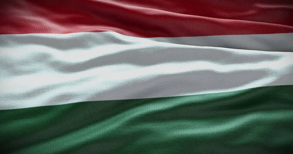 Hongrie Drapeau National Illustration Fond Symbole Pays — Photo