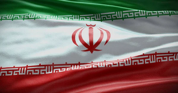 Iran Bandiera Nazionale Sfondo Illustrazione Simbolo Del Paese — Foto Stock