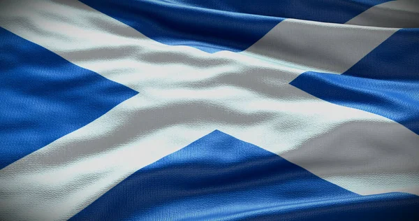 苏格兰国旗背景说明 国家的象征 — 图库照片