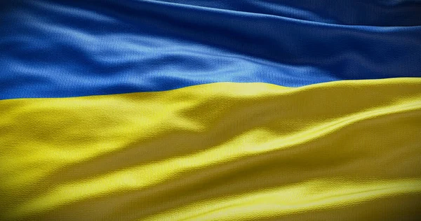 乌克兰国旗背景说明 国家的象征 — 图库照片