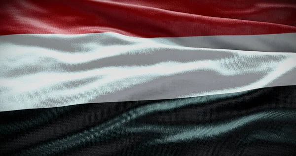 Yemen Bandiera Nazionale Sfondo Illustrazione Simbolo Del Paese — Foto Stock