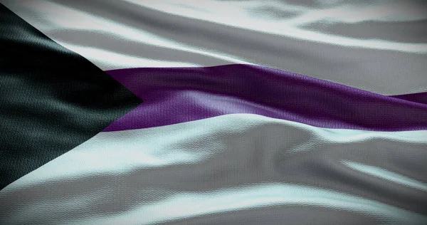 Fondo Bandera Símbolo Demisexual Ilustración —  Fotos de Stock