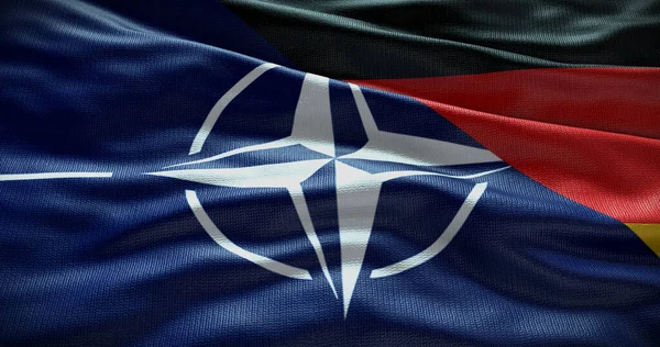 Nowy Jork Usa Czerwca 2022 Stosunki Niemcami Nato Wiadomości Polityczne — Zdjęcie stockowe