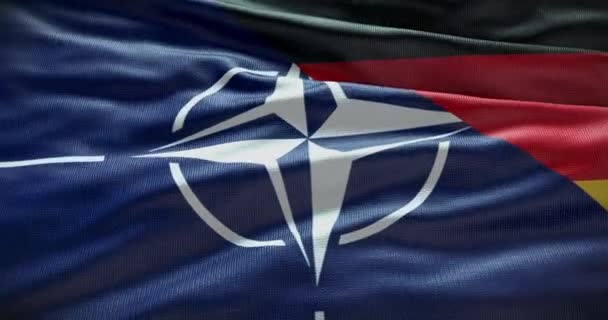 New York Usa Června 2022 Vztah Německa Nato Politika Diplomacie — Stock video