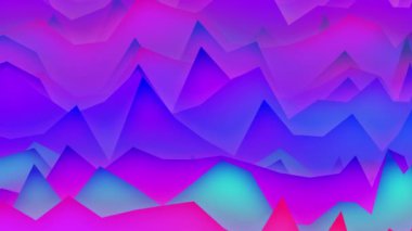 Dalgalar ve katman tasarımlı mor eğimli soyut arkaplan.