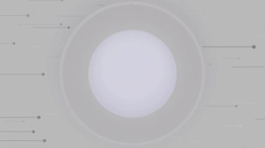 Çember şekilli beyaz soyut geometrik arkaplan.