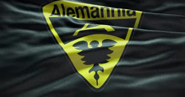 Barcellona Spagna Settembre 2022 Alemannia Aachen Football Club Logo Della — Video Stock