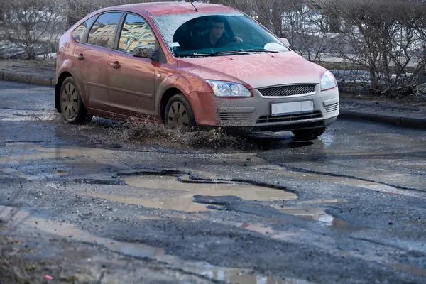 Bad road — Stock Photo, Image