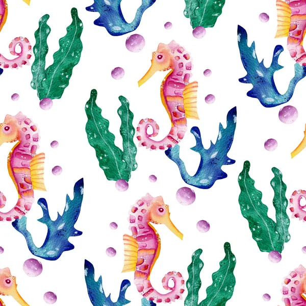 Watercolor under the sea illustration, perfect to use on the web or in print