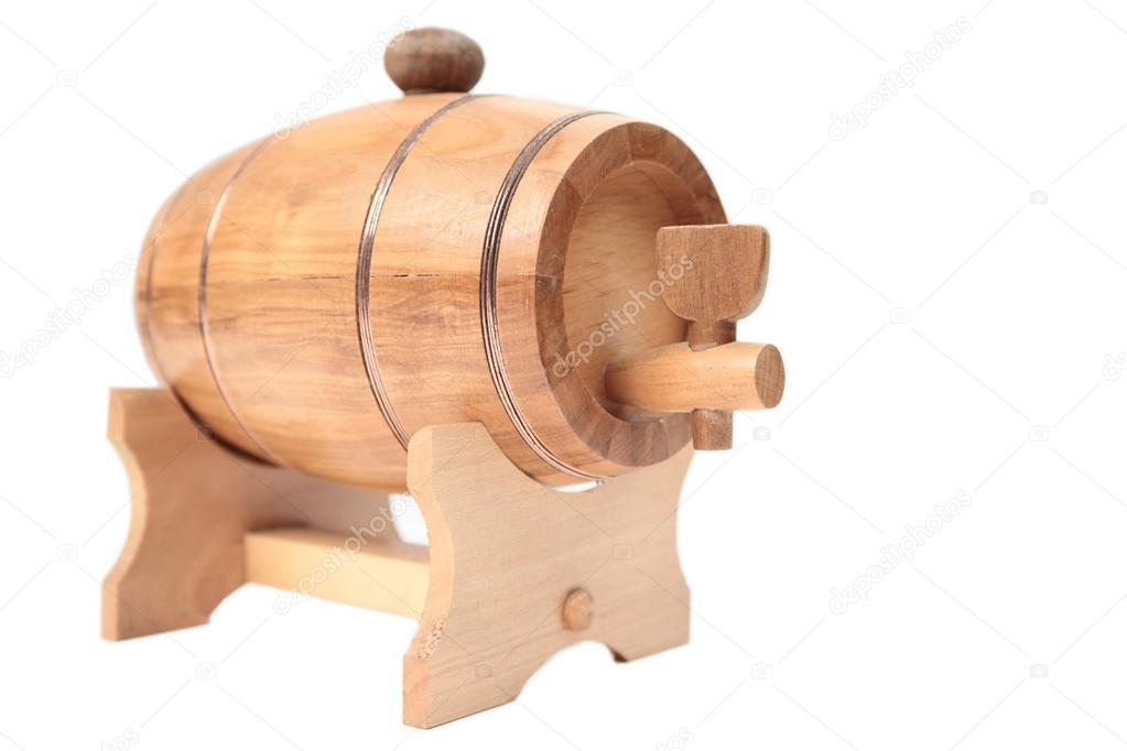 Small Wine Barrel — Stock Photo © ptnphoto 27071135