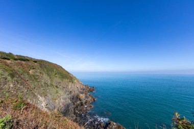 Coastline path of Saint-Quay Portrieux, Brittany, France