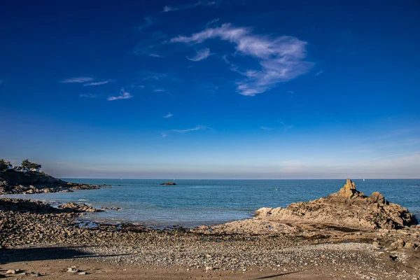 Saint Quay Portrieux Beaches Granite Coast Brittany France — 图库照片