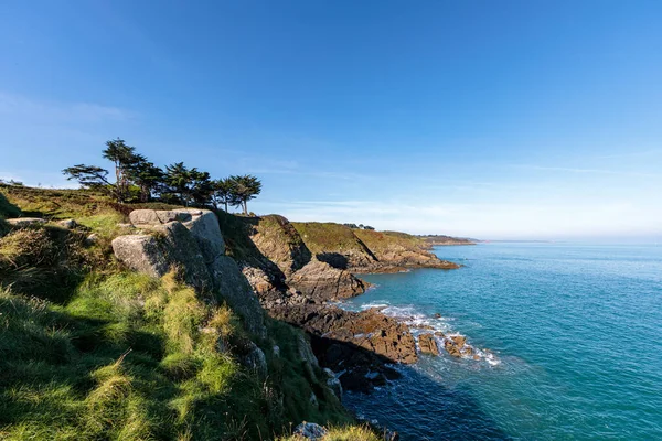 Coastline Path Saint Quay Portrieux Brittany France — Stockfoto