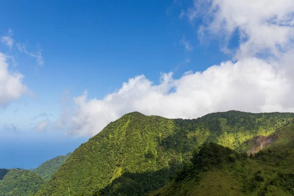 Vandra Till Toppen Pelee Martinique Franska Antillerna — Stockfoto