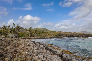 Le Marin 'in Atlantik kıyıları, Martinik, Fransız Antilleri