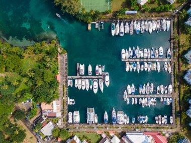 La Pointe du Bout Marina, Les Trois-Ilets, Martinique, Fransız Antilleri