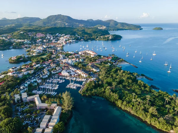 Marina Pointe Bout Les Trois Ilets Martinica Antillas Francesas —  Fotos de Stock