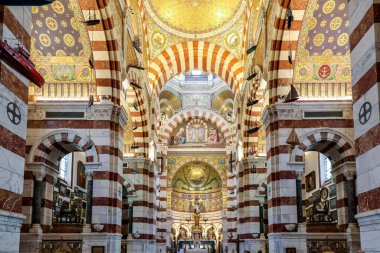 Marsilya, Fransa: Notre-Dame de la Garde 'nin İçişleri