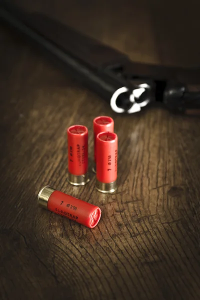 Shotgun Ammunition for Hunting — Stock Photo, Image
