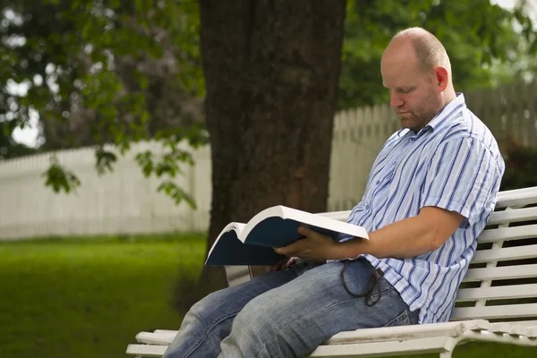 Studying in the park — Stock Photo, Image