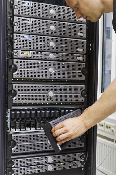 Het consultant handhaven san en servers — Stockfoto