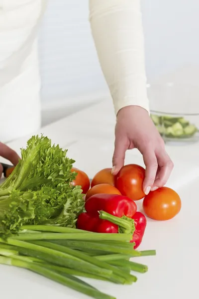 Ingredientes para salada saudável — Fotografia de Stock