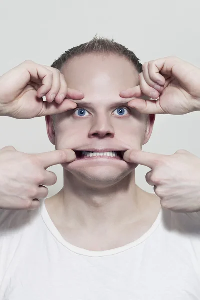 Controle de Expressão Facial — Fotografia de Stock