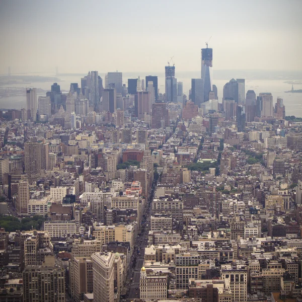 Aerial View of Manhatten — Stock Photo, Image