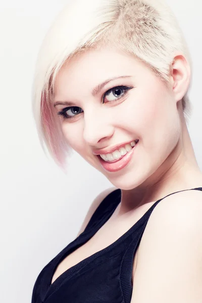 Smiling Beautiful Young Woman — Stock Photo, Image