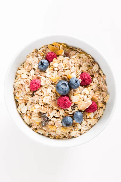 Bol de muesli aux baies fraîches — Photo