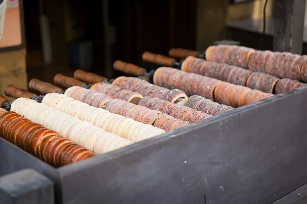 Walcowane i grillowanego pieczywa — Zdjęcie stockowe