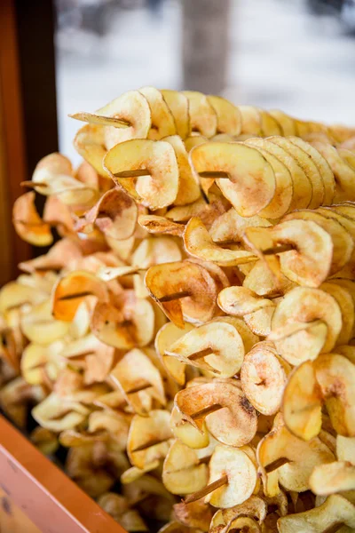 Batatas fritas batatas fritas comida de rua — Fotografia de Stock