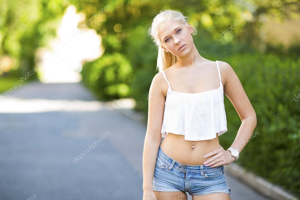 Pale blond teen Stock Photos, Royalty Free Pale blond teen Images |  Depositphotos