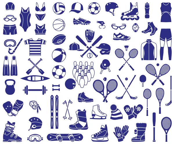 Sport equipment — Stock Vector