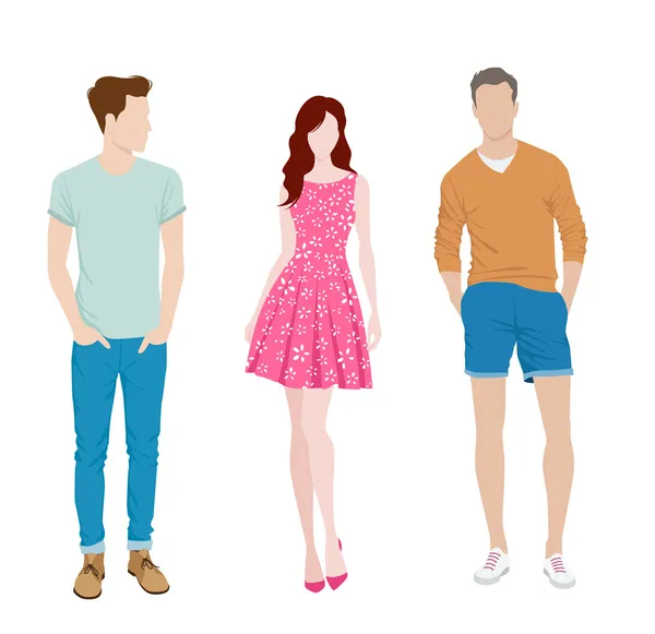 Fashion people — Stock Vector