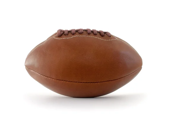 Brown rugby ball on a white background — Stock Photo, Image