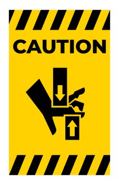 Ezici El Üstü Sembol İşareti Beyaz Arkaplanda İzole Ekle, Vektör Resimleri