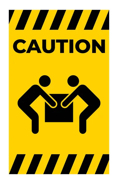 Symbol Zwei Personen Lift Zeichen Isoliert Auf Weißem Hintergrund Vektor — Stockvektor