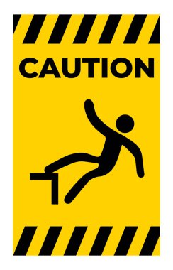 Beyaz Arkaplanda Simge Bırakma İşaretinden Korunun, Vektör Resimleri