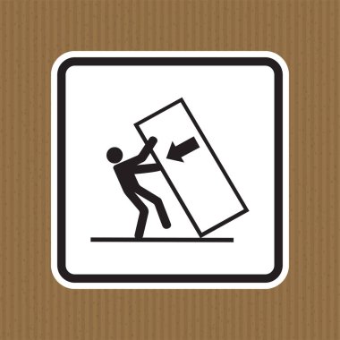 Tehlike Sembol İşareti Üzerine Vücut Çarpışması İşareti Beyaz Arkaplanda İzole EPS.10 Vektör İllüstrasyonu